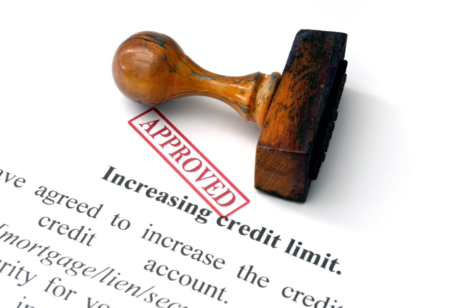 an Increase on Your Credit Card Limit.